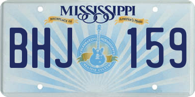 MS license plate BHJ159