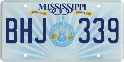 MS license plate BHJ339