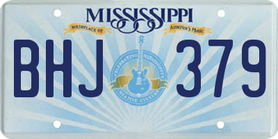 MS license plate BHJ379