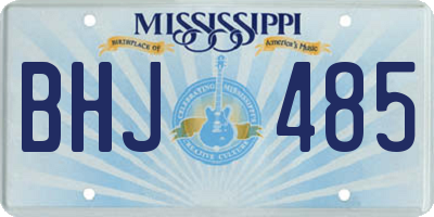 MS license plate BHJ485