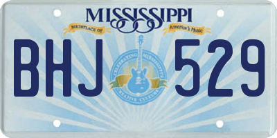 MS license plate BHJ529