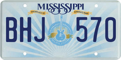 MS license plate BHJ570