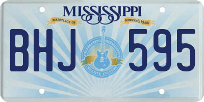 MS license plate BHJ595