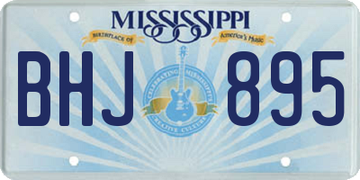MS license plate BHJ895