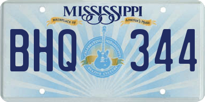 MS license plate BHQ344