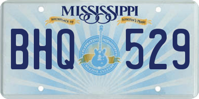 MS license plate BHQ529