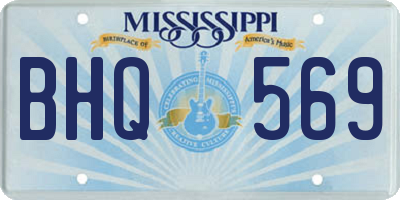 MS license plate BHQ569