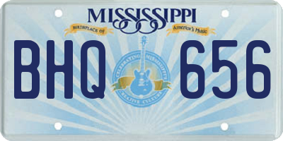 MS license plate BHQ656