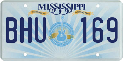 MS license plate BHU169
