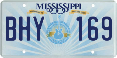 MS license plate BHY169