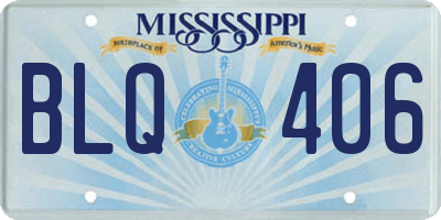 MS license plate BLQ406