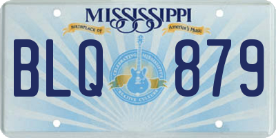 MS license plate BLQ879