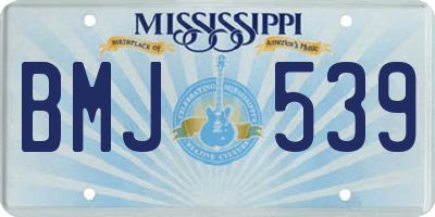 MS license plate BMJ539