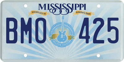 MS license plate BMO425