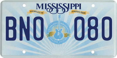 MS license plate BNO080