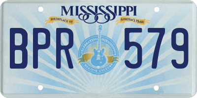 MS license plate BPR579