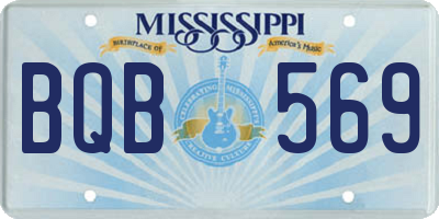 MS license plate BQB569