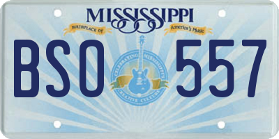 MS license plate BSO557
