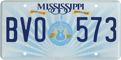 MS license plate BVO573