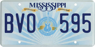 MS license plate BVO595