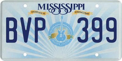 MS license plate BVP399