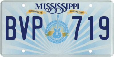 MS license plate BVP719