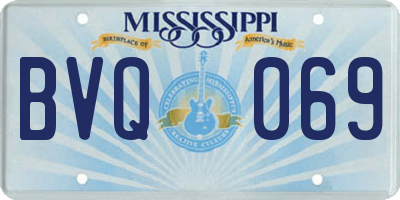 MS license plate BVQ069