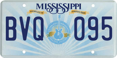 MS license plate BVQ095