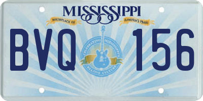 MS license plate BVQ156