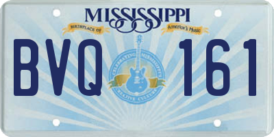 MS license plate BVQ161