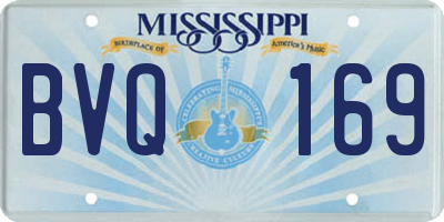 MS license plate BVQ169