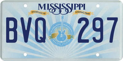 MS license plate BVQ297