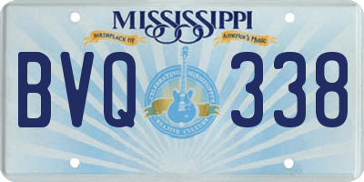 MS license plate BVQ338
