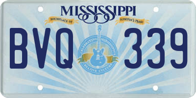 MS license plate BVQ339