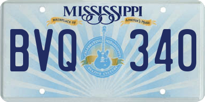 MS license plate BVQ340