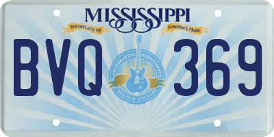 MS license plate BVQ369