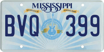 MS license plate BVQ399