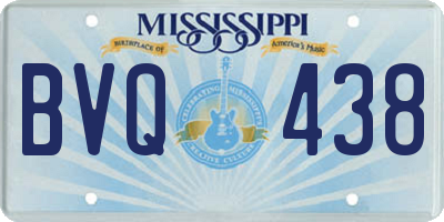 MS license plate BVQ438