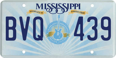 MS license plate BVQ439