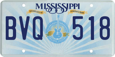 MS license plate BVQ518