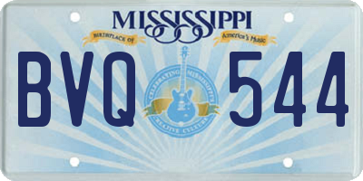 MS license plate BVQ544