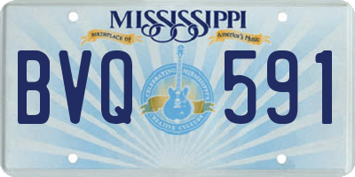 MS license plate BVQ591