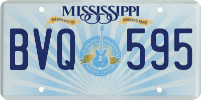 MS license plate BVQ595