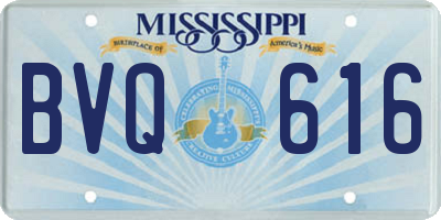 MS license plate BVQ616