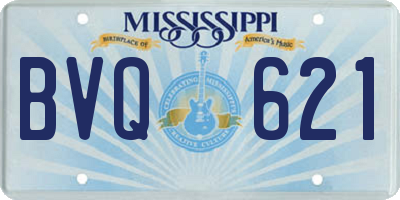 MS license plate BVQ621