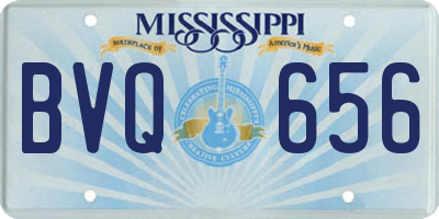 MS license plate BVQ656
