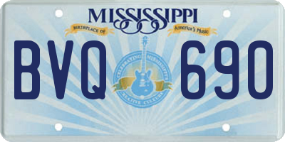 MS license plate BVQ690