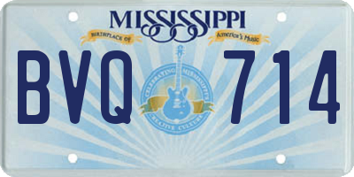 MS license plate BVQ714