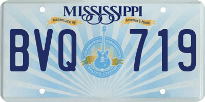 MS license plate BVQ719