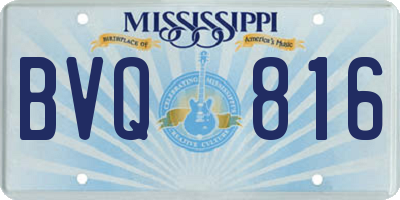 MS license plate BVQ816